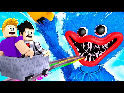 UNE ATTRACTION ROBLOX POUR ALLER DANS HUGGY WUGGY ! (Cart Ride into Huggy Wuggy!)