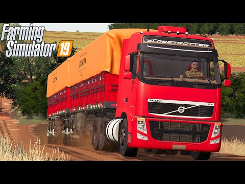 VOLVÃO NO PUXE DE TRIGO | Farming Simulator 19 | Fazenda Porto Barrinha – Episódio 137