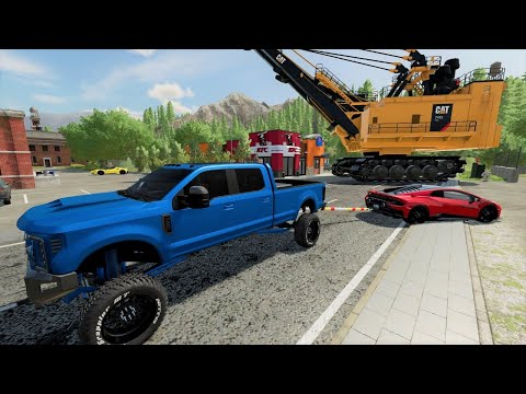We repo a Race Car and the largest tractor ever | Farming Simulator 22