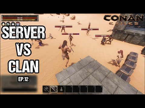 When a Server Comes Together to Wipe a Clan – Conan Exiles | Solo | Official PvP