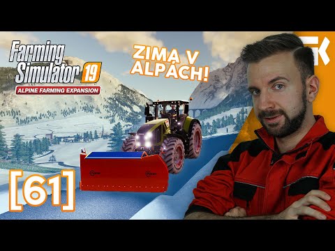ZIMA V ALPÁCH! | Farming Simulator 19 #61