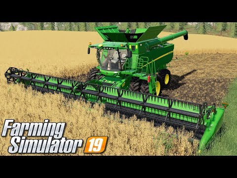 Żniwa potężnym kombajnem – Farming Simulator 19 | #71