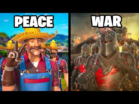 100 Players Simulate War in Fortnite!