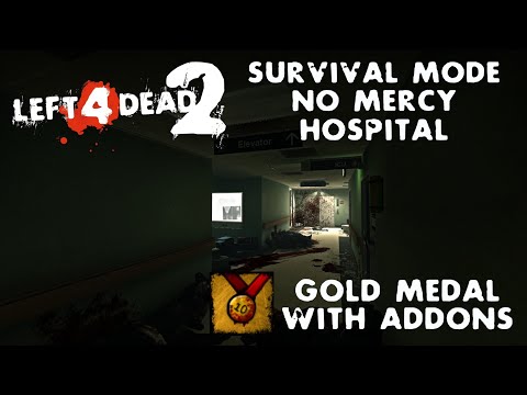 (25/43) Left 4 Dead 2 – No Mercy Hospital Survival Mode [Gold Medal] (with BOT add-ons)