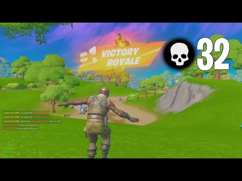 32 High Elimination Solo vs Squads Win Full Gameplay Fortnite Chapter 3 Season 2 (PS4 Controller)