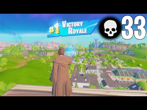 33 Elimination Solo vs Squads Win Full Gameplay Fortnite Chapter 3 Season 2 (PS4 Controller)