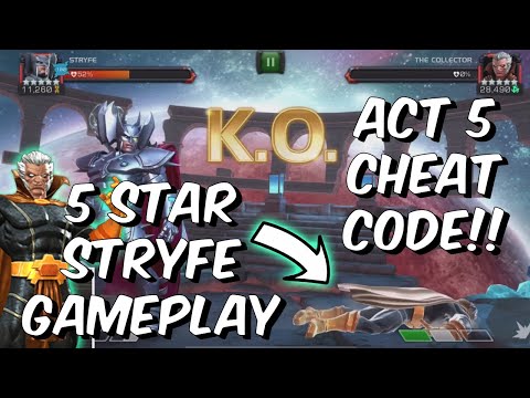 5 Star Stryfe is an Act 5 CHEAT CODE – Collector Boss Counter!!! – Marvel Contest of Champions