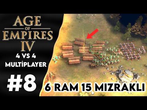 6 RAM 15 MIZRAKLI – Age of Empires 4 Türkçe w/ @bosluk