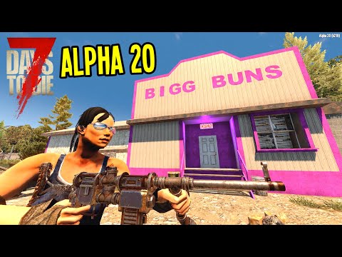 7 Days to Die Alpha 20 – HUGE UPDATE! Feral Sense, Pipe Weapons, Robotic Drones, and More!