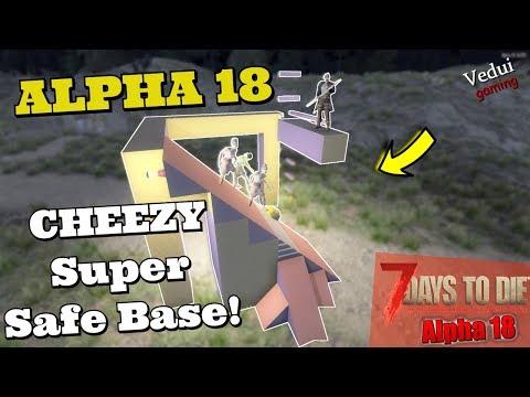 7 Days to Die  Base Build | Super safe CHEESY Horde Base!  @Vedui42 ✔️