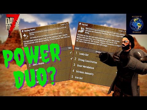 7 Days to Die – Iron Gut & Healing Factor – Power Duo? (Alpha 20)