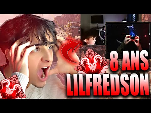 8 ANS ET PREDATEUR SUR APEX LEGENDS CE PETIT EST UN MONSTRE FUGU REACT