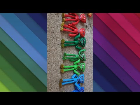 A Rainbow of Huggy Wuggy and Kissy Missies!