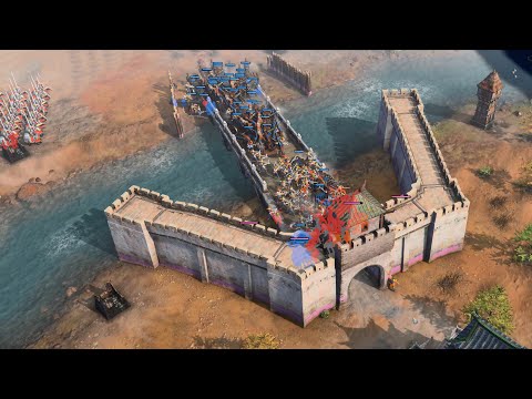 Age of Empires 4 – 2v2v2v2 NEVER GIVE UP | Multiplayer Gameplay