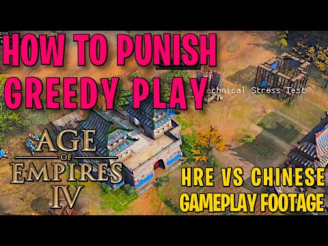 Age of Empires 4 Ladder Game | Holy Roman Empire vs Chinese | Quick and dirty all-in