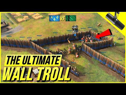 Age of Empires 4 – The Most Annoying Wall Defence