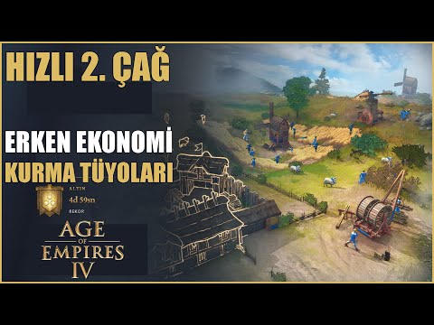 Age of Empires IV En Hızlı 2. Çağa Geçme – Erken Ekonomi Rehberi | AoE4 Rehber