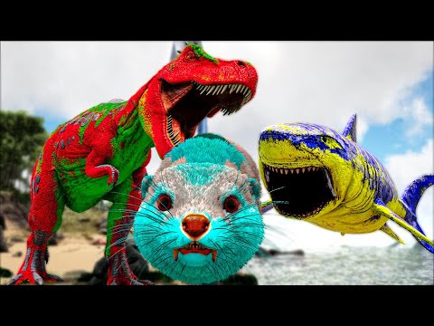 AGORA a Lontra Não Aguenta! Não Tenho Para Onde CORRER! Ark Survival Evolved