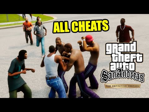 ALL CHEAT CODES for GTA San Andreas – The Definitive Edition