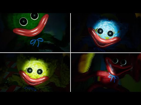 All New Huggy Wuggy Jumpscares – Poppy Playtime: Chapter 2
