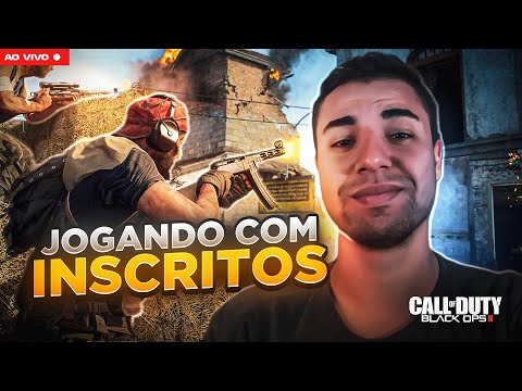 [ AO VIVO ] CALL OF DUTY BLACK OPS 2: RUMO AO LEVEL MAXIMO NAS ARMAS JUNTOS COM INSCRITOS