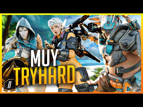 APEX RANKED: TRES SQUADS MUY TRYHARDS en el ÚLTIMO ANILLO! | Makina