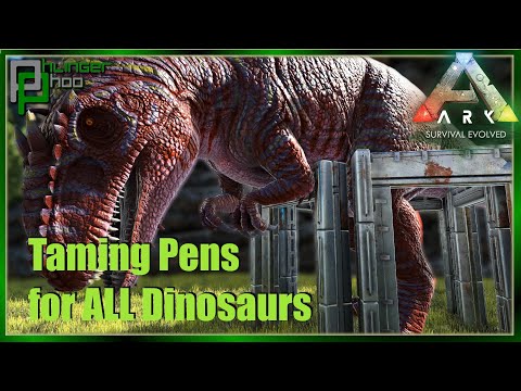 Ark Basics: Dinosaur Taming Pens – Ark: Survival Evolved