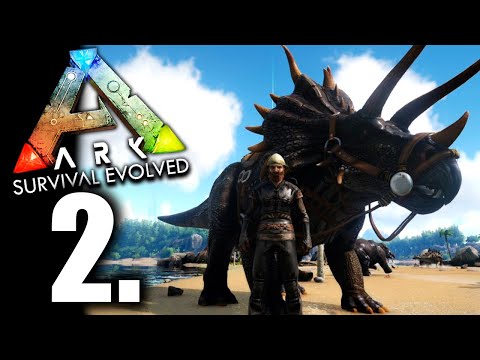 ARK SURVIVAL EVOLVED EN 2021 DOMESTICANDO UN TRICERATOPS #2 – GAMEPLAY ESPAÑOL