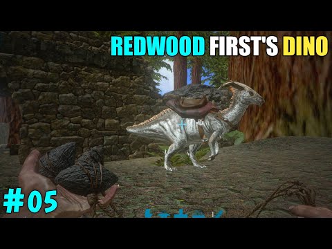 ARK SURVIVAL EVOLVED MOBILE:- REDWOOD EP05 – FIRST TAME DINO IN REDWOOD |HINDI | OneClue Gaming