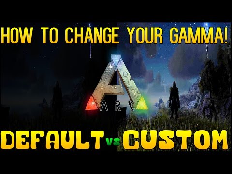 ARK: SURVIVAL EVOLVED | RAISE YOUR GAMMA WITHOUT ADMIN | HOW TO