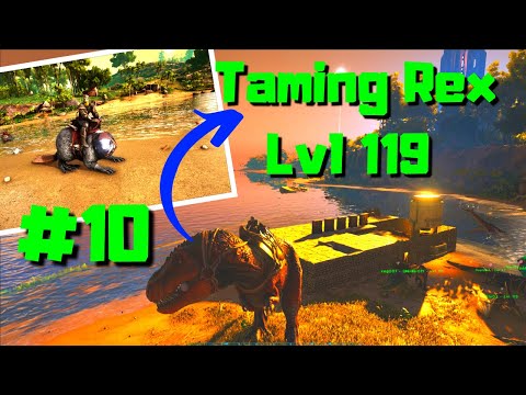 ARK | Tamed T-Rex Easy Way | Part 10 | #ARK survival evolved  #Hindi #10