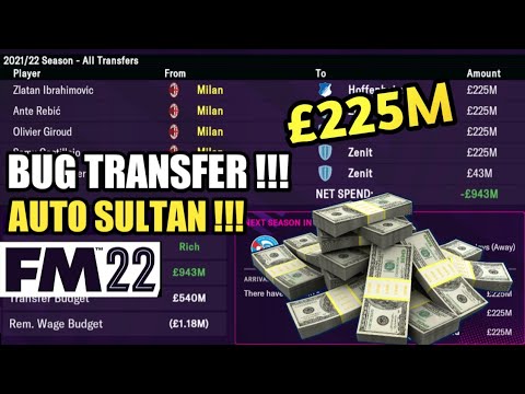 AUTO SULTAN❗ BUG TRANSFER FM22 | FOOTBALL MANAGER 2022 MOBILE