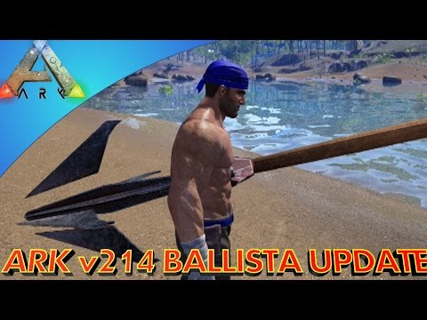 Ballistas and Pirate Raft PVP!!! (ARK Survival Evolved Patch 214)