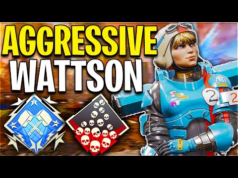 BEING AGGRESSIVE WITH WATTSON IN APEX LEGENDS | 17 Kills 4,800 Damage | Apex Legends Season 13