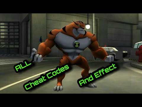 Ben 10 ultimate alien cosmic destruction all cheat codes and effect