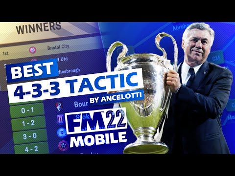 BEST 4-3-3 TACTICS By Carlo Ancelotti – Football Manager 2022 MOBILE