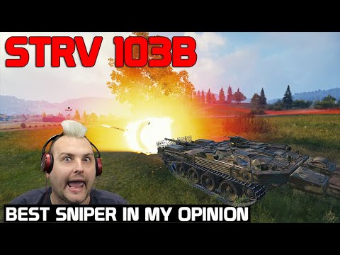 Best Sniper in my opinion – Strv 103B | World of Tanks