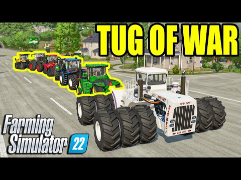 BIG BUD vs ALL BIG TRACTORS – TUG OF WAR : Farming Simulator 22