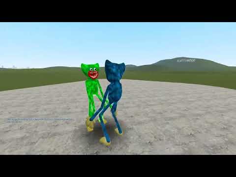 Blue Huggy Wuggy vs Green Huggy Wuggy
