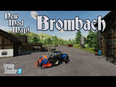 “BROMBACH“ FS22 MAP TOUR! NEW MOD MAP | Farming Simulator 22 (Review) PS5.