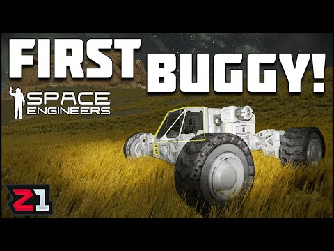 Building My First BUGGY! Space Engineers Survival Ep 2 | Z1 Gaming