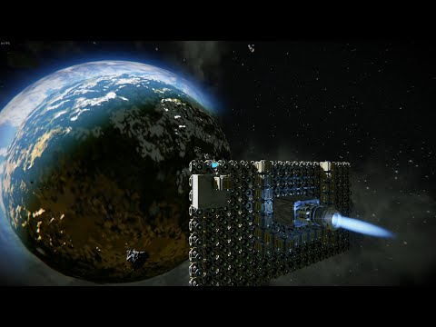 Causing Performance Issues While I Destroy The Planet (Space Engineers)