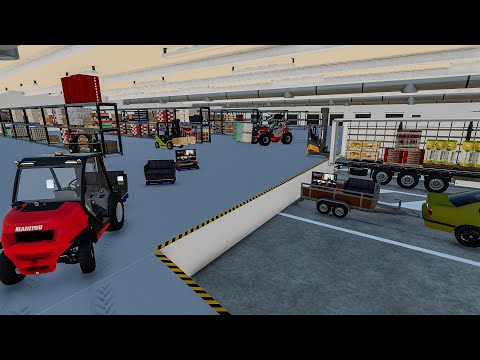 Centre LOGISTIQUE ! Cariste déchargement & livraison chez IKEA | Farming Simulator 22