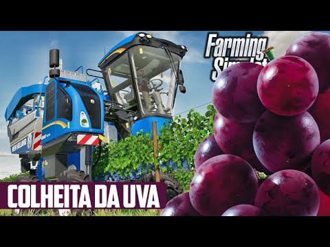 Chegou a hora da COLHEITA DA UVA – FARMING SIMULATOR 22