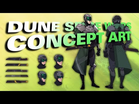 Concept ART and UNITS of Dune: Spice Wars [2021]
