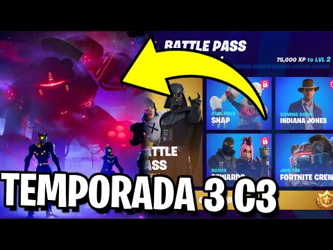 *CONFIRMADO* PASE DE BATALLA CAPITULO 3 TEMPORADA 3 FORTNITE …!!