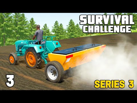 CONSTRUCTING THE NEW YARD ROAD | Survival Challenge | Farming Simulator 22 – EP 3