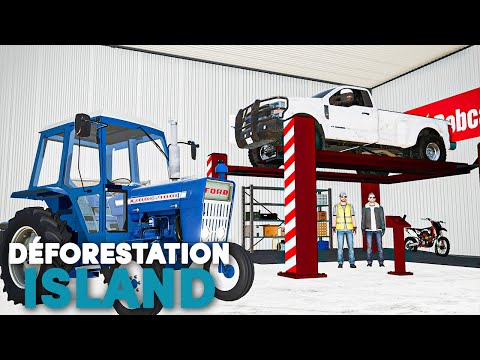 CONSTRUIRE L'ENTREPRISE FORESTIERE ! | Déforestation Island #06 | Farming Simulator 22 !