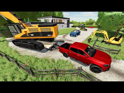 Creusage d'un lac privé pour millionnaire | Farming Simulator 22 RolePlay