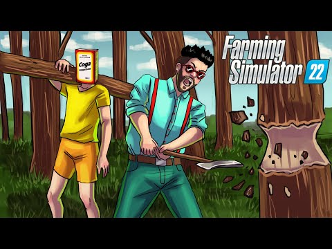ЗАЧЕМ МЫ ПОСАДИЛИ СТОЛЬКО ДЕРЕВЬЕВ?! УБОРКА ЛЕСА. УГАР В FARMING SIMULATOR 22